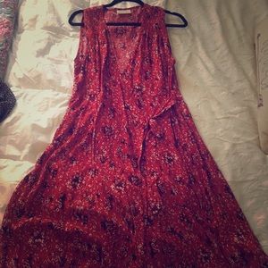 Universal threads wrap dress with bow. 👗